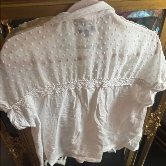 For Cynthia White Blouse - Picture 3 of 3